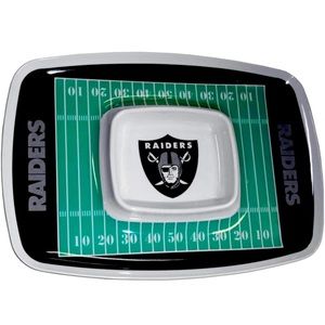 Las Vegas Raiders Chip and Dip Tray